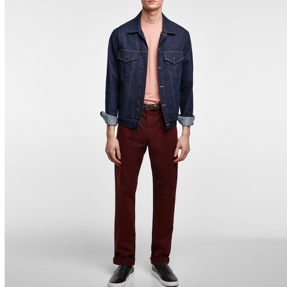 ZARA MAN slim fit chino pants